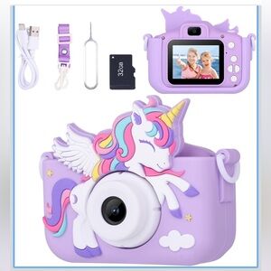 Unicorn Toys Camera for Kids Girls Age 3-8, Toddler Kids Digital Camera